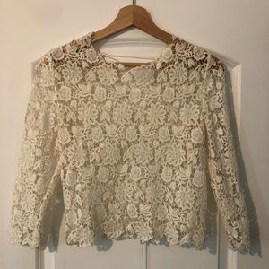 Cropped Lace Top